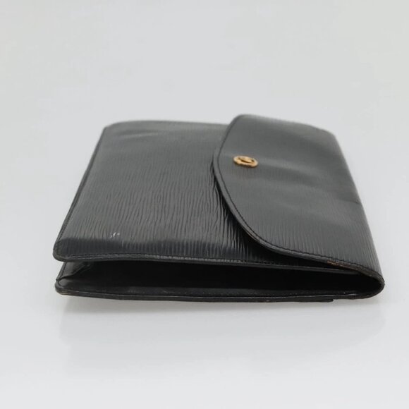 LOUIS VUITTON Epi Montaigne 27 Clutch Bag Black - Picture 4 of 16